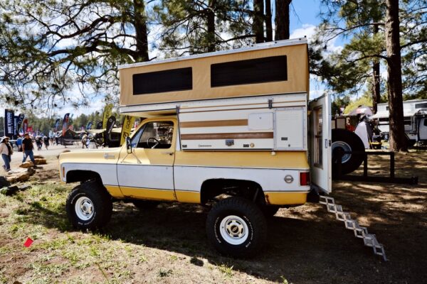 K5 Blazer with Four Wheel Camper at Overland Expo