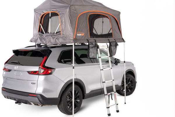 rooftop tent, overlanding tent, RTT, hard-shell tent, soft shell tent, car camping tent, roofracks, rack space, Roofnest, Meadowlark,