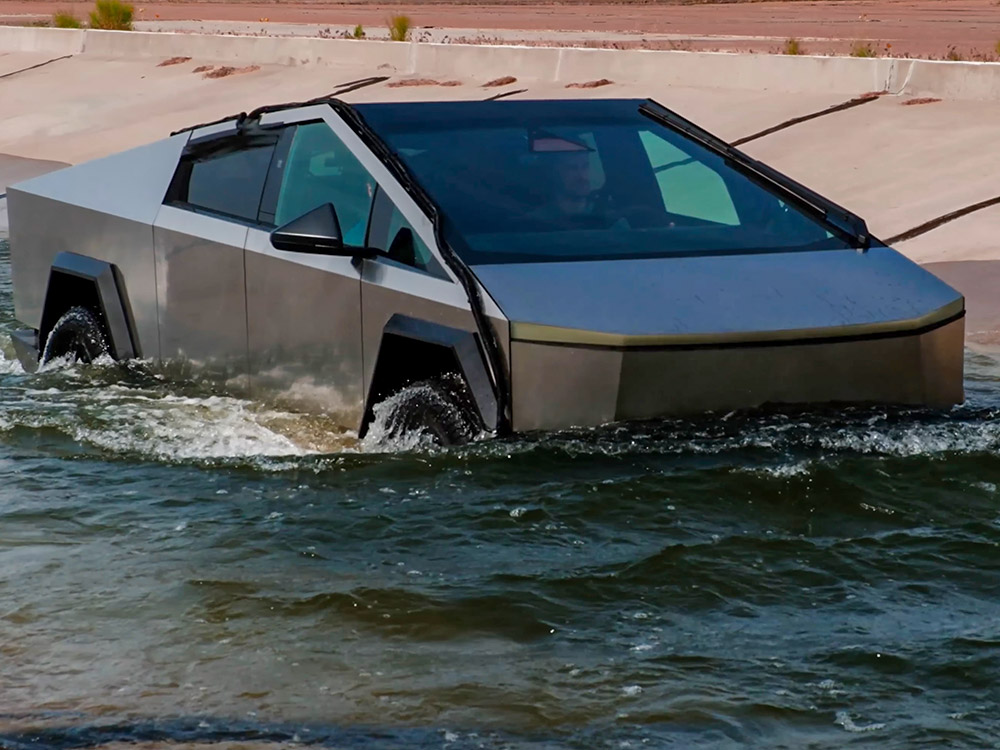 Tesla, Tesla Cybertruck, cybertruck off-road, off-road modes, cybertruck overlanding, Elon Musk, water crossings,