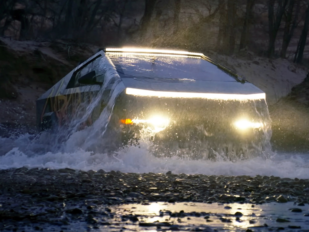 Tesla, Tesla Cybertruck, cybertruck off-road, off-road modes, cybertruck overlanding, Elon Musk, water crossings,