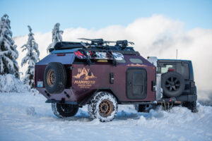 Mammoth Overland WLY Camper Trailer is ready winter overland trailer adventures.