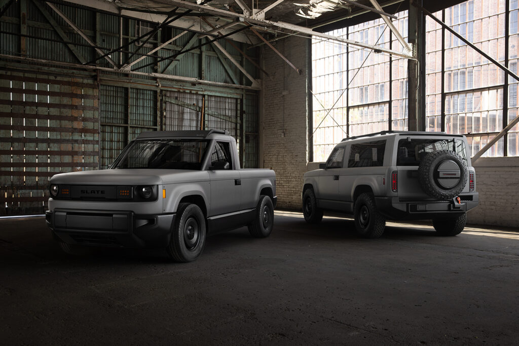 Slate truck
