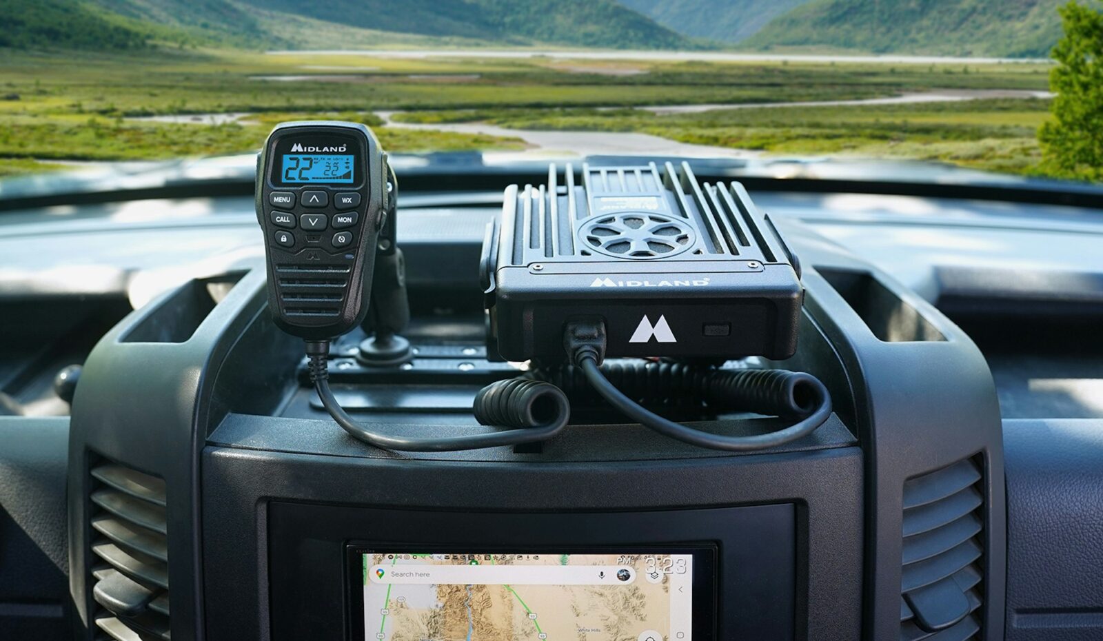 Emergency Comms - Radio: Midland MicroMobile Two-Way Radio and Antenna ...