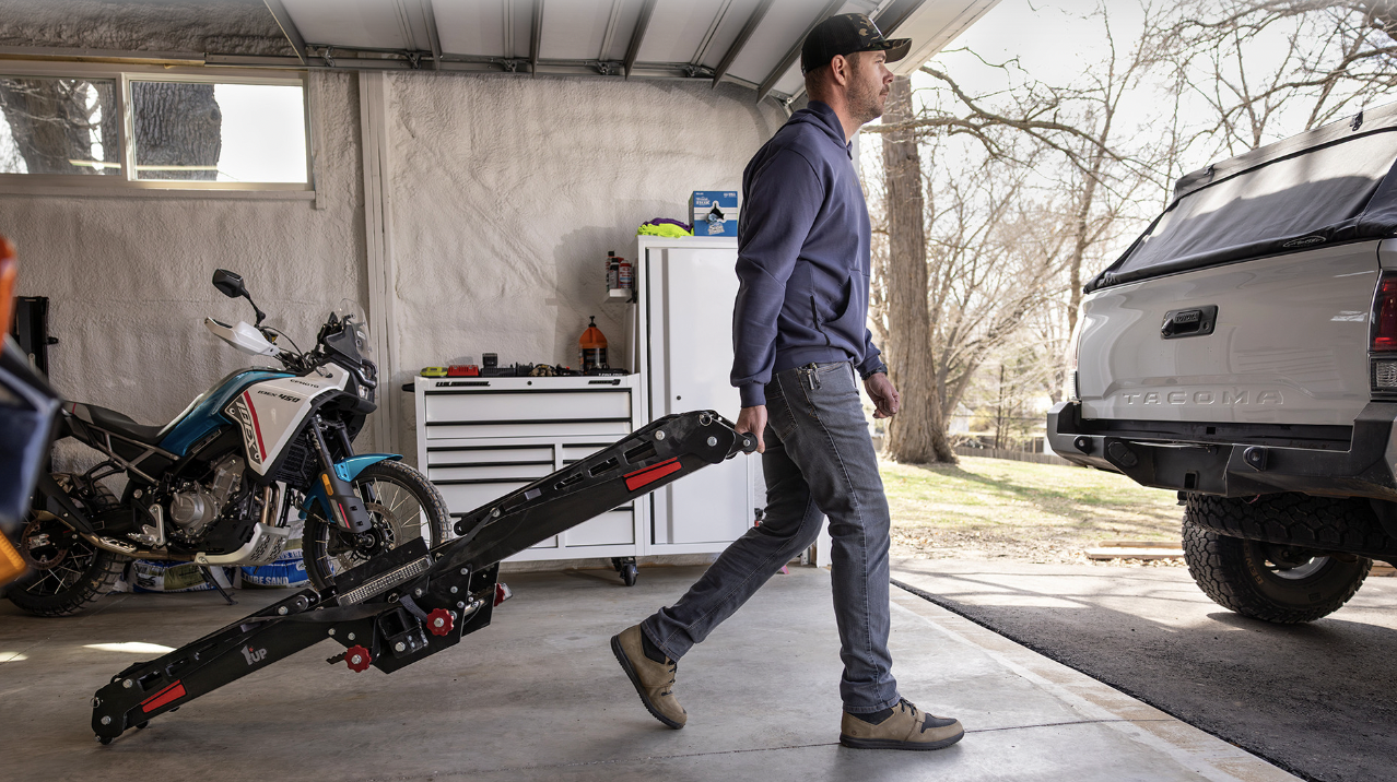 1Up USA Debuts New, Made in USA Motorcycle Rack Overland Expo
