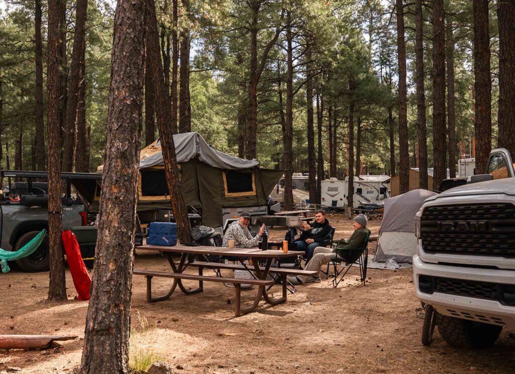 Camping at Overland Expo West