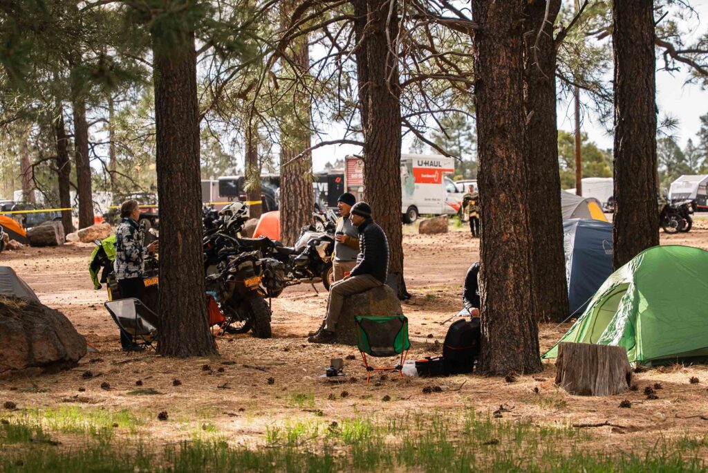 Camping at Overland Expo West