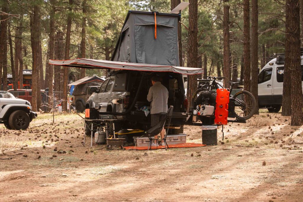 Camping at Overland Expo West