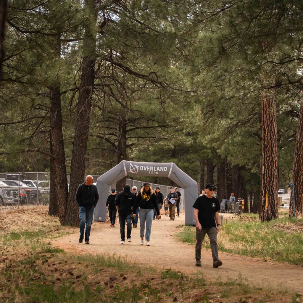 Camping at Overland Expo West