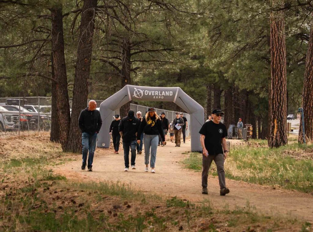 Camping at Overland Expo West