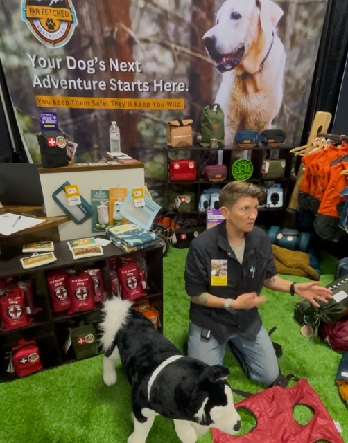 Dogs and Donuts Overland Expo West led by Dr. Stacey Thomas