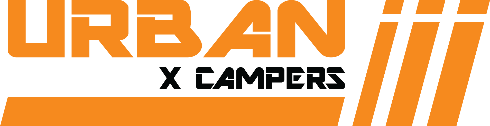 Urban X Campers - Logo - Orange and Black